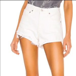 Agolde Parker Vintage Cut Off Short in Tissue